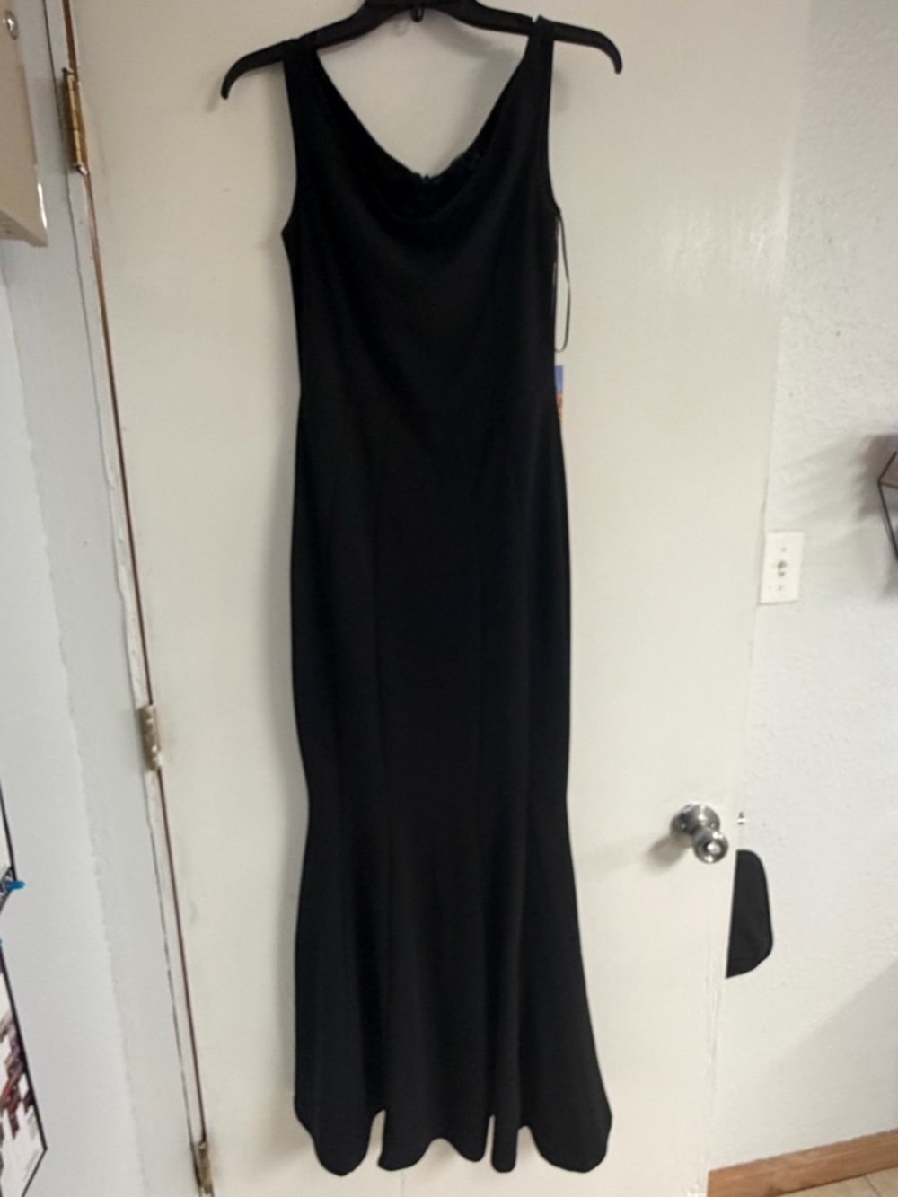 Elegant Black Sleeveless Maxi Dress